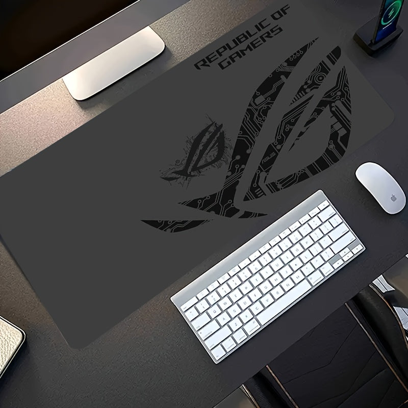 🖱️ Mouse Pad Gamer Grande com Design de Placa de Circuito – Base Antiderrapante e Superfície Lavável! ⚡