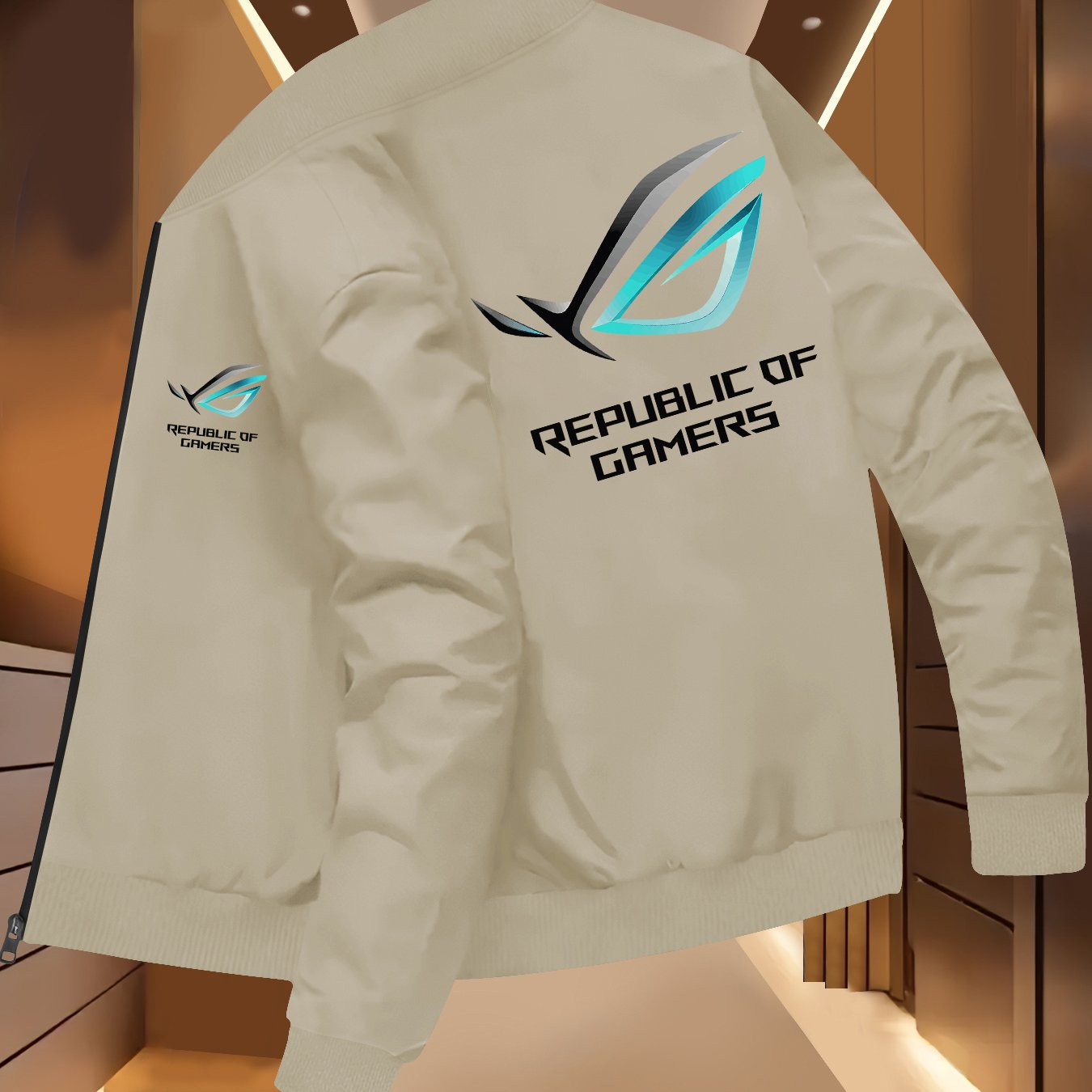 🔥 Jaqueta Slim Fit ROG – Estilo Gamer com Pegada Urbana! 🎮