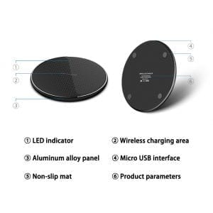 🔋 Carregador Sem Fio Rápido 15W