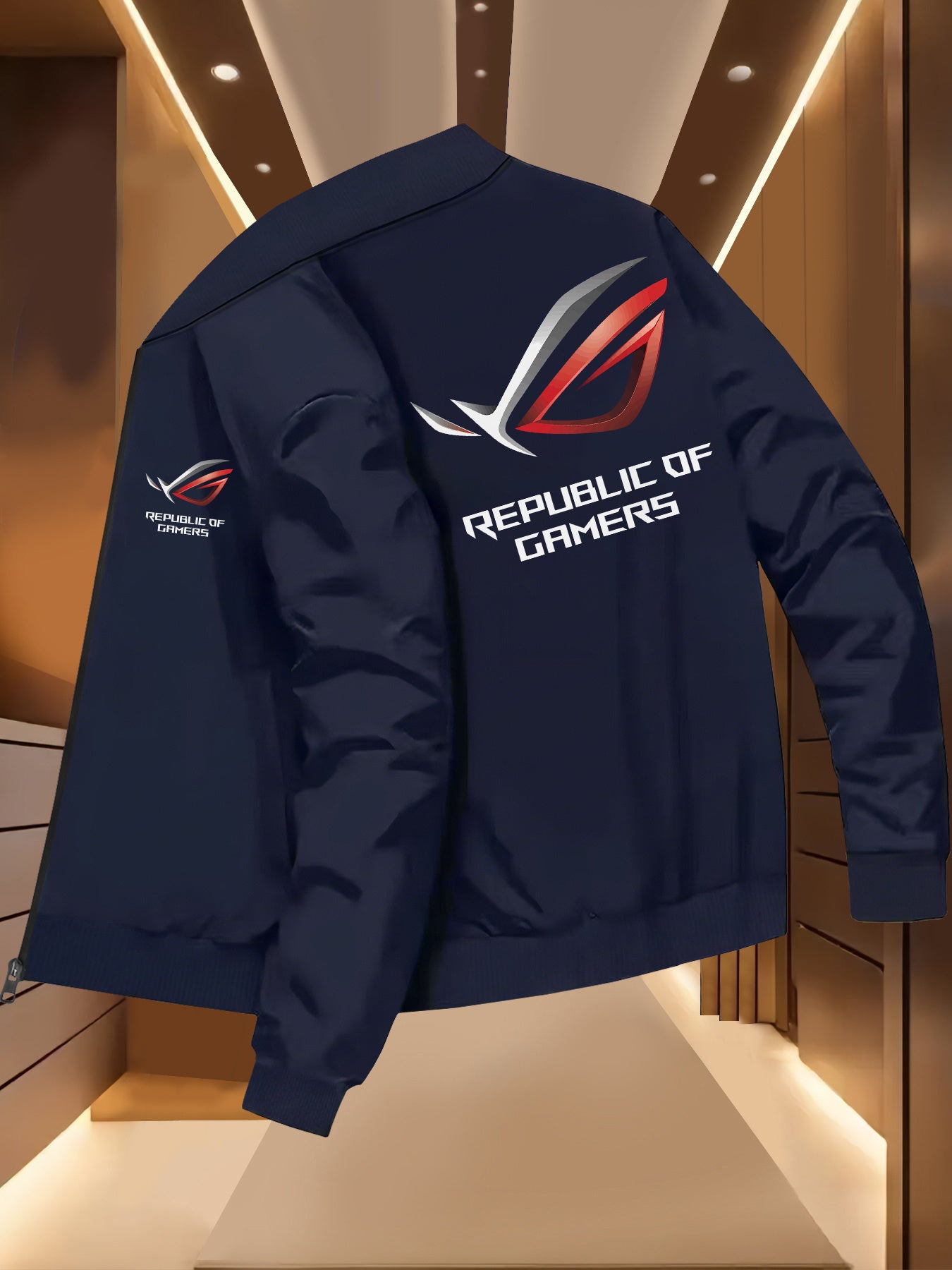 🔥 Jaqueta Slim Fit ROG – Estilo Gamer com Pegada Urbana! 🎮