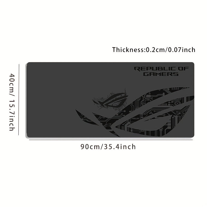 🖱️ Mouse Pad Gamer Grande com Design de Placa de Circuito – Base Antiderrapante e Superfície Lavável! ⚡
