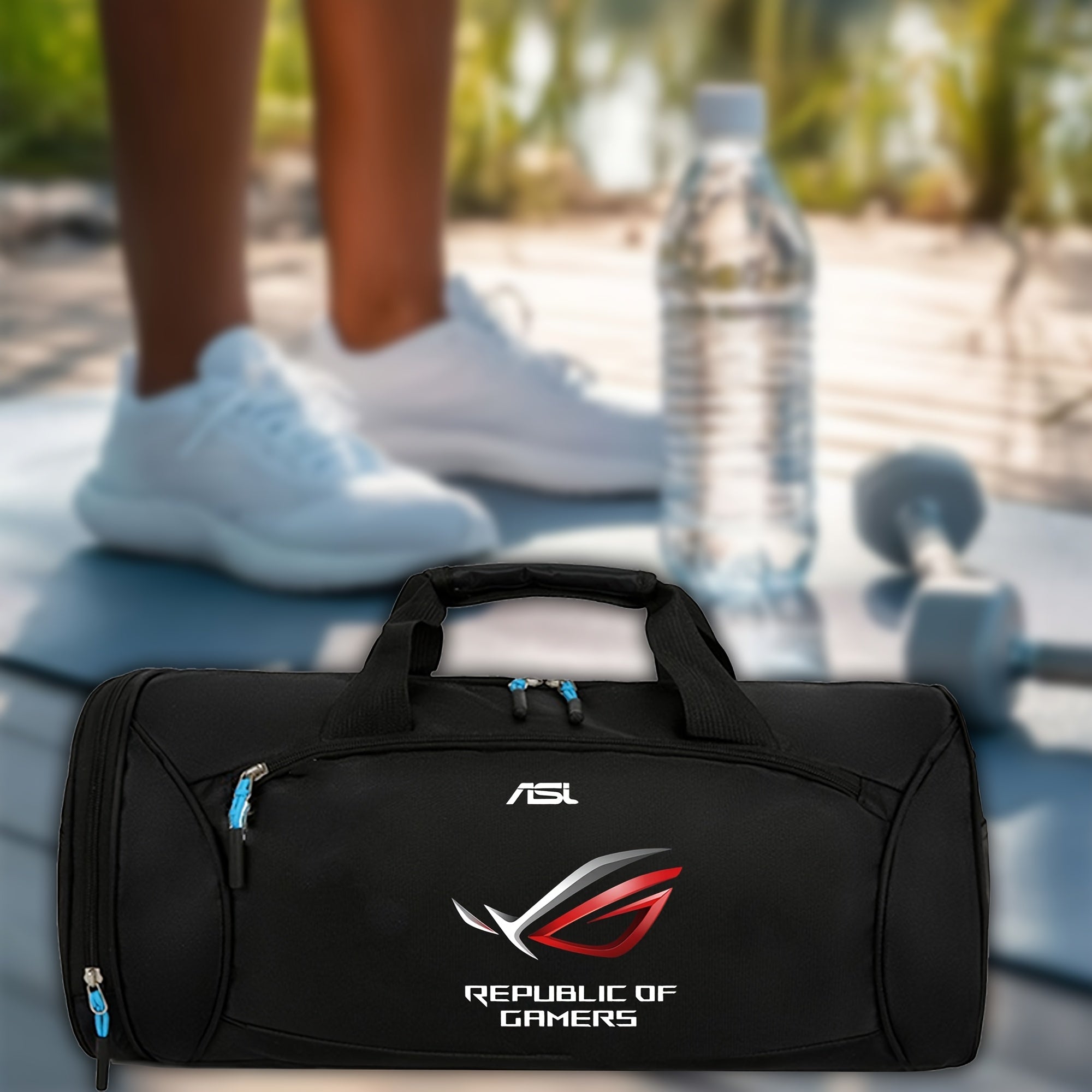 🎒 Bolsa de Viagem ROG Player’s Domain – Estilo, Resistência e Espírito Gamer em Movimento! 💪🎮
