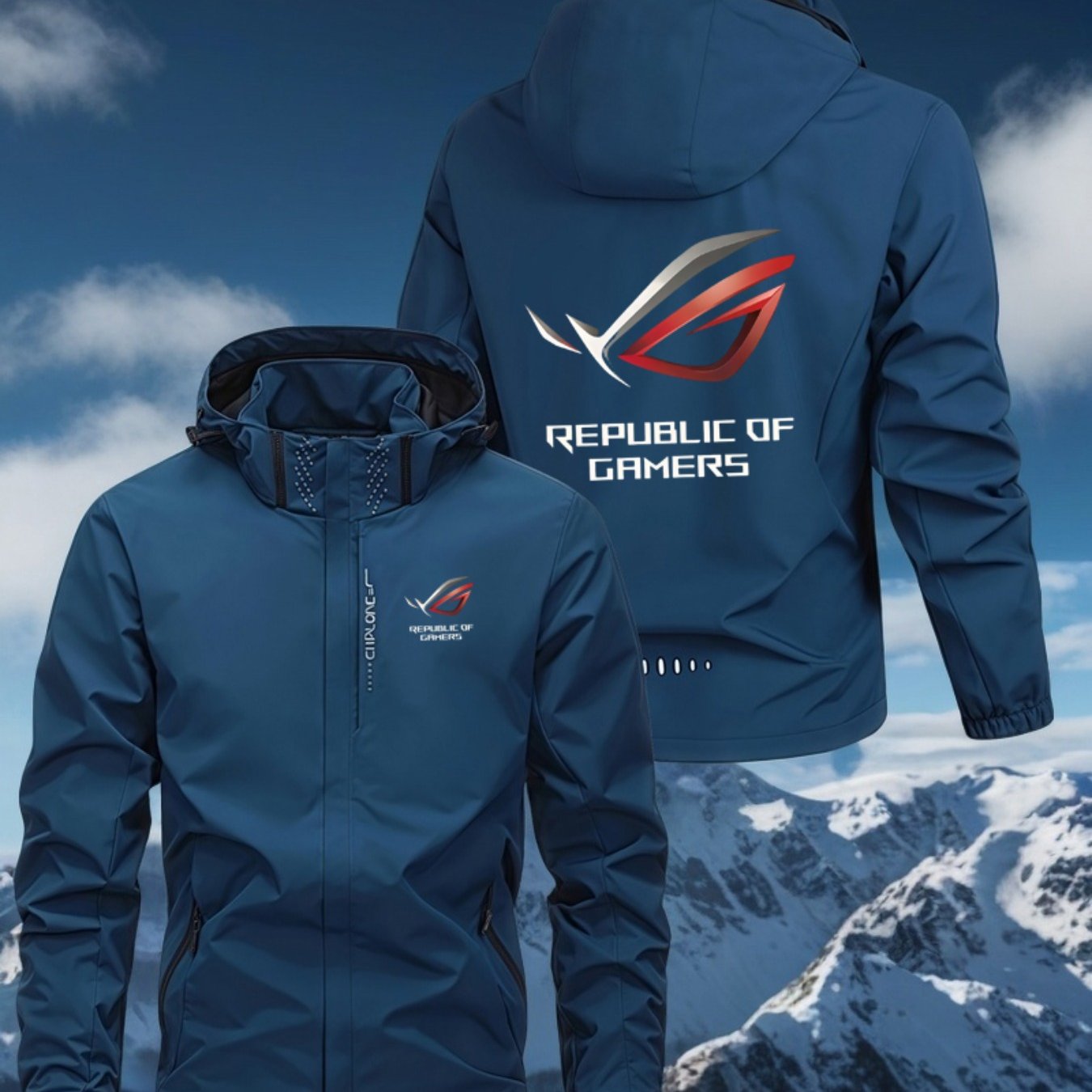 🧥 Jaqueta Gamer Republic of Gamers – Estilo, Conforto e Performance para Verdadeiros Players! ⚙️🔥