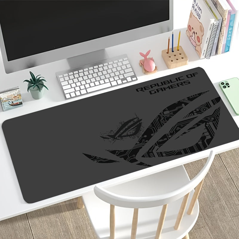 🖱️ Mouse Pad Gamer Grande com Design de Placa de Circuito – Base Antiderrapante e Superfície Lavável! ⚡