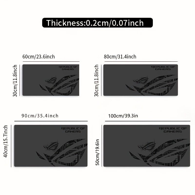 🖱️ Mouse Pad Gamer Grande com Design de Placa de Circuito – Base Antiderrapante e Superfície Lavável! ⚡