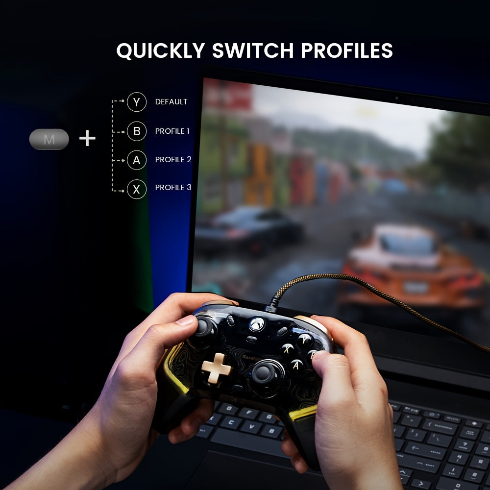 🎮✨ GameSir Kaleid Flux – O Controle RGB Transparente Que Eleva Seu Jogo a Outro Nível! ✨🎮