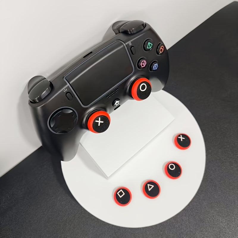 🎮 Kit 4x Capas de Borracha para Joystick – Compatíveis com PS4, PS5, Xbox Series e Switch Pro! 🕹️✨