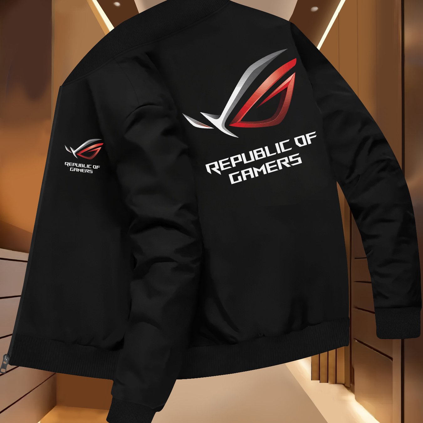 🔥 Jaqueta Slim Fit ROG – Estilo Gamer com Pegada Urbana! 🎮