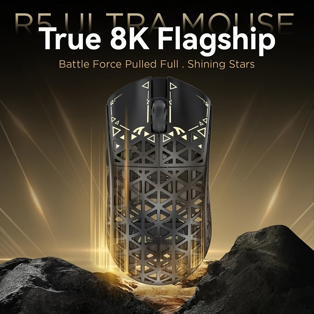 🦈💥 ATTACK SHARK R5 Ultra – O Tubarão dos Mouses Gamer 8K!