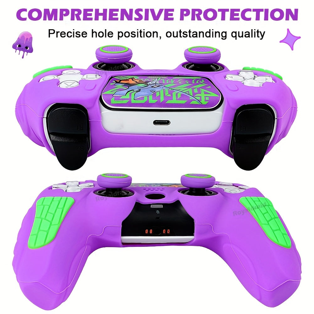 🎮 Protective Silicone Case + Analog Stick Covers for PS5 Controller – 30th Anniversary Edition