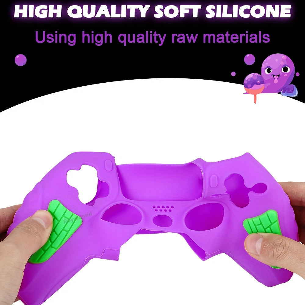 🎮 Capa Protetora de Silicone + Tampas de Analógico para Controle PS5 – Edição 30º Aniversário