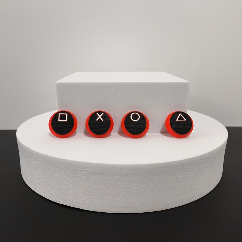 🎮 Kit 4x Capas de Borracha para Joystick – Compatíveis com PS4, PS5, Xbox Series e Switch Pro! 🕹️✨