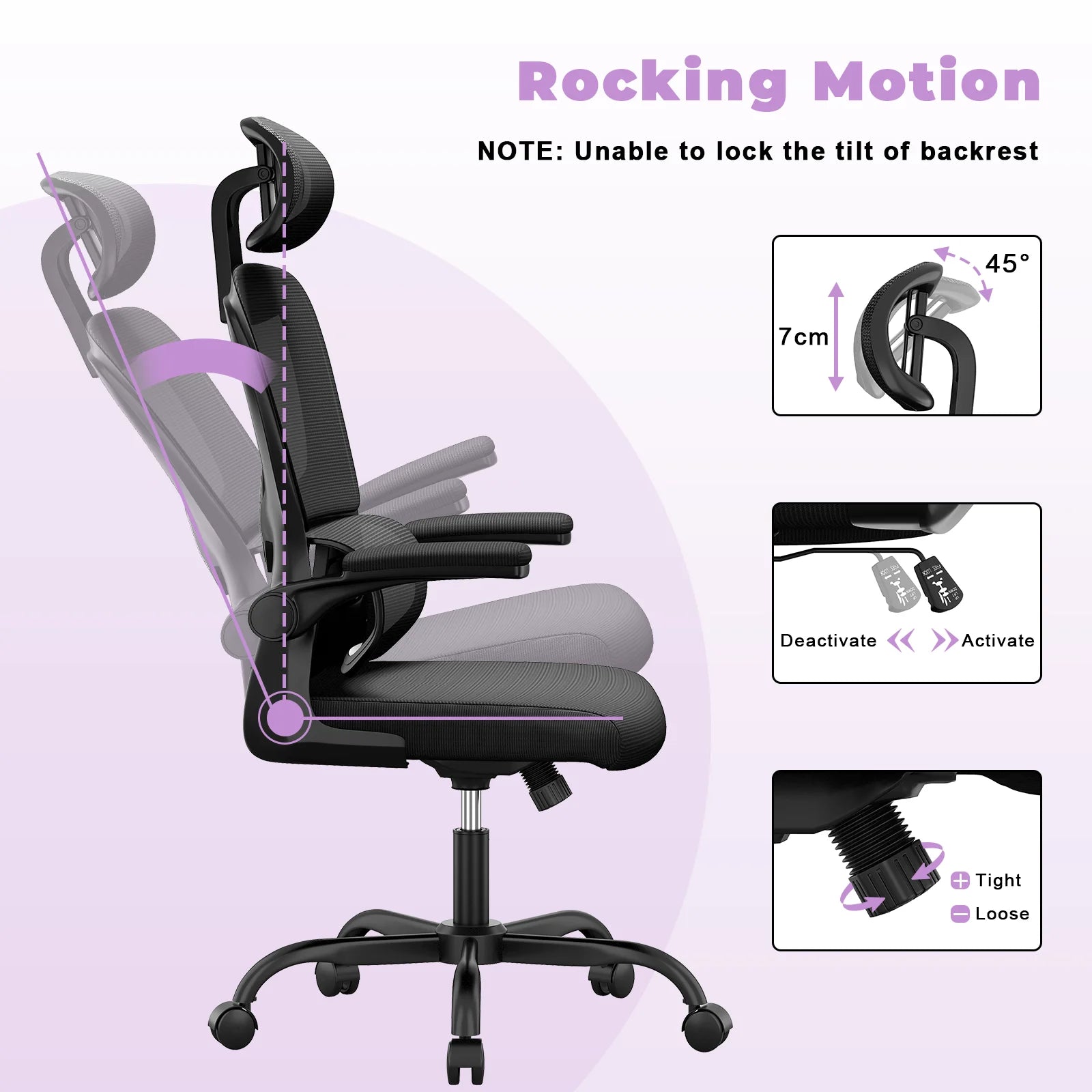 🪑 Cadeira Ergonômica de Escritório Premium – Conforto Inteligente para Longas Jornadas