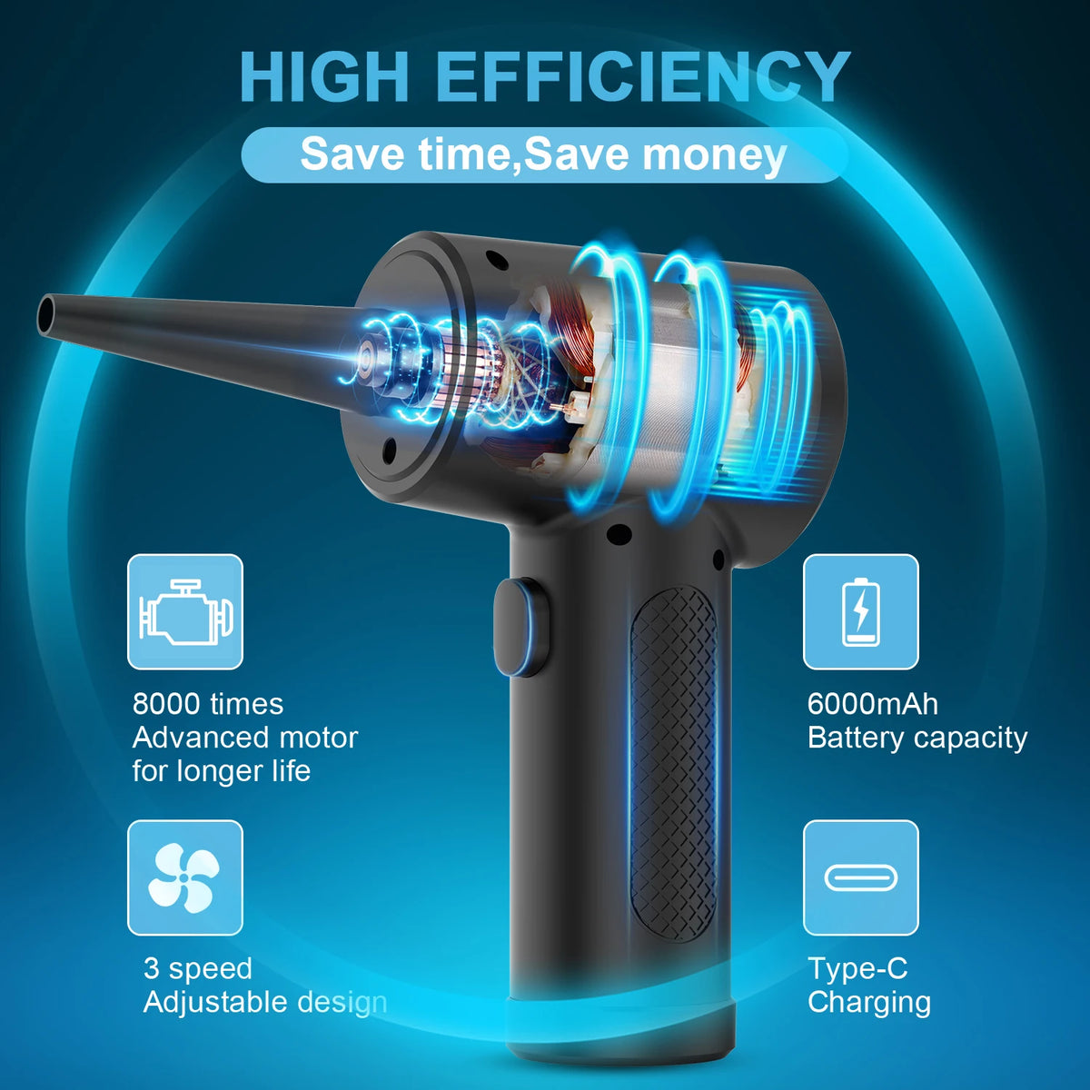 Electric Wireless Air Duster