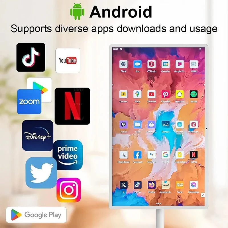 Smart TV Portátil Android de 21,5 Polegadas