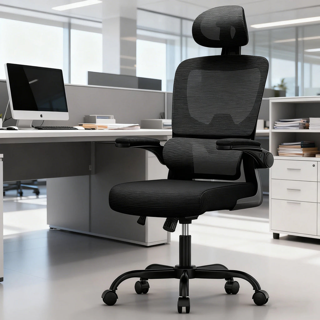 🪑 Cadeira Ergonômica de Escritório Premium – Conforto Inteligente para Longas Jornadas