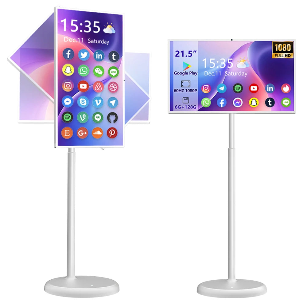Smart TV Portátil Android de 21,5 Polegadas