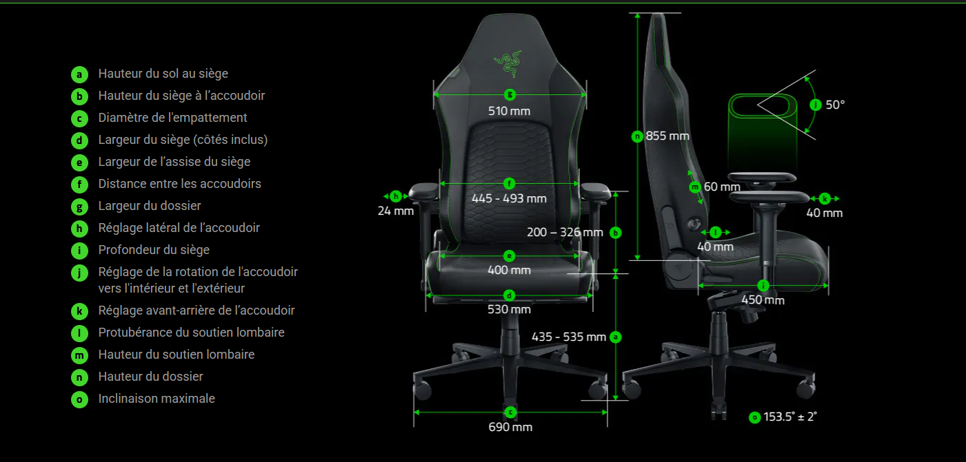 🕹️ Cadeira Gamer Razer Style – Ergonomia e Conforto para Longas Sessões!