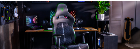 🕹️ Cadeira Gamer Razer Style – Ergonomia e Conforto para Longas Sessões!