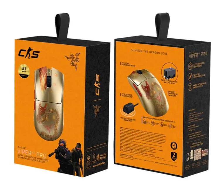 Razer Viper V3 Pro CS2 Wireless Gaming Mouse – Lightweight, Precise, and Professional for Esports