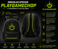 PLAYGAMECHOP GAMER BACKPACK — A mochila oficial para quem vive o gaming
