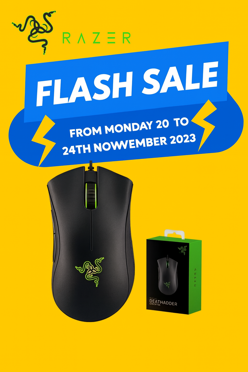 🎮 Razer DeathAdder Viper Standard Edition – Precisão de Elite para Verdadeiros Gamers!