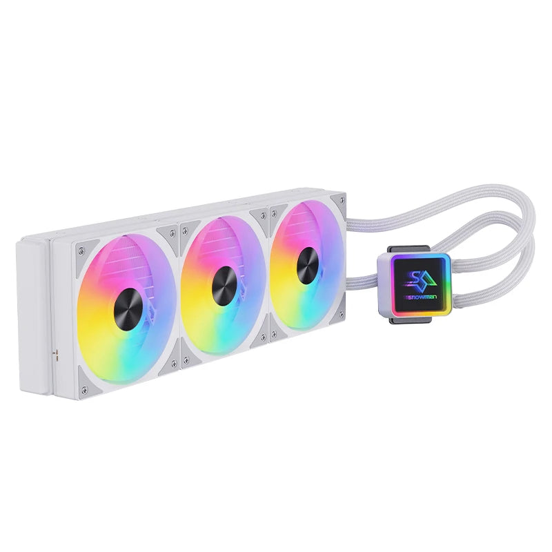 ❄️ SNOWMAN KS360-ARGB – Refrigeração Líquida 360mm com Iluminação ARGB e Triplo Desempenho Silencioso