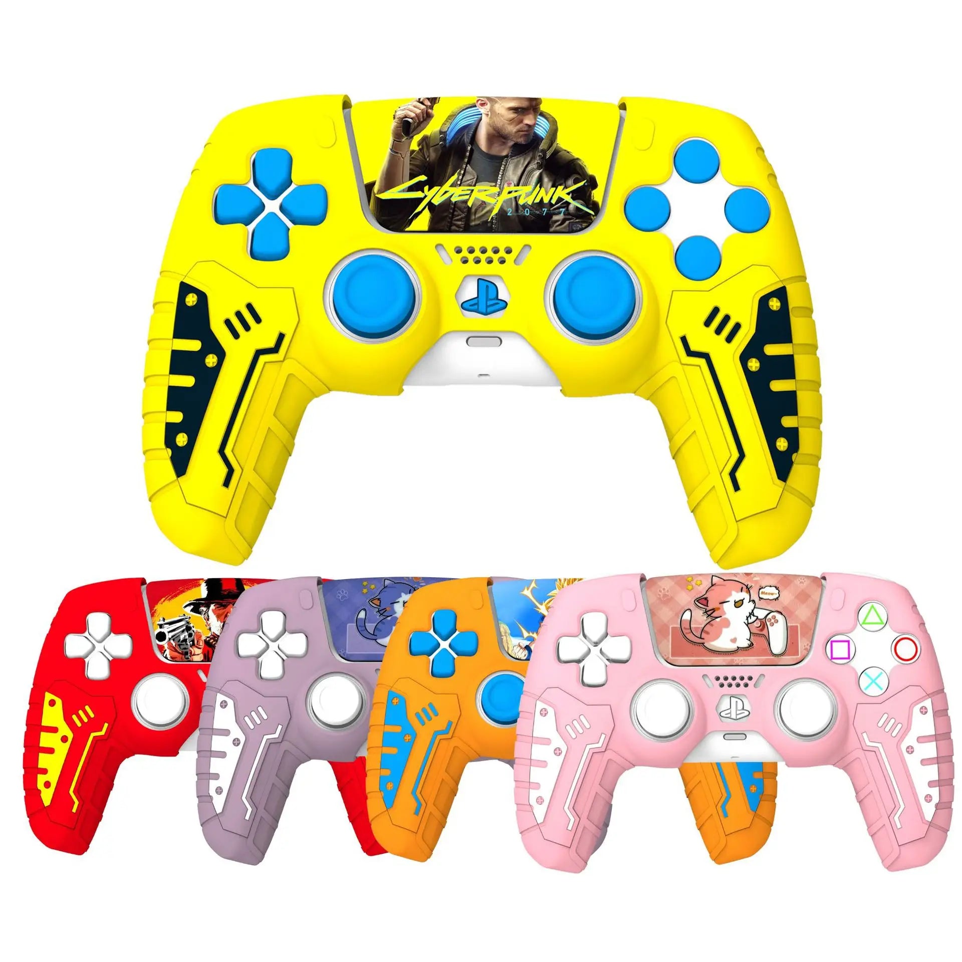 Capa de Silicone Protetora para Controle PS5 – Conforto e Segurança Total