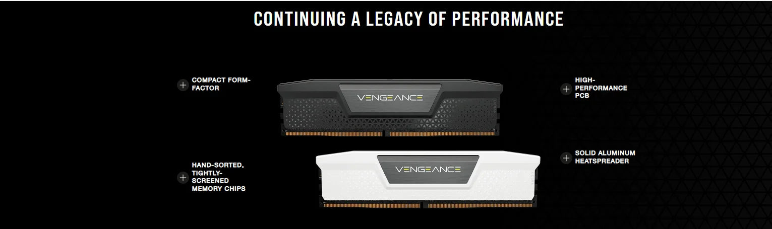 ⚡ Corsair Vengeance DDR5 – Memória de Alto Desempenho (16GB / 32GB – 5600MHz / 6000MHz)