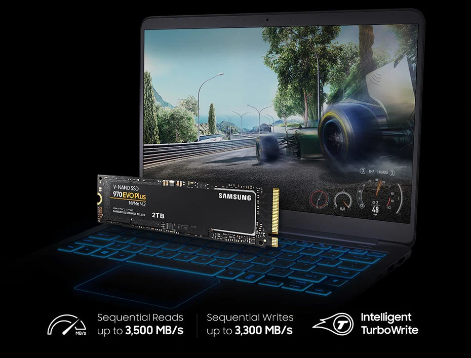 🔹 Samsung 970 EVO Plus NVMe SSD M.2 2280
