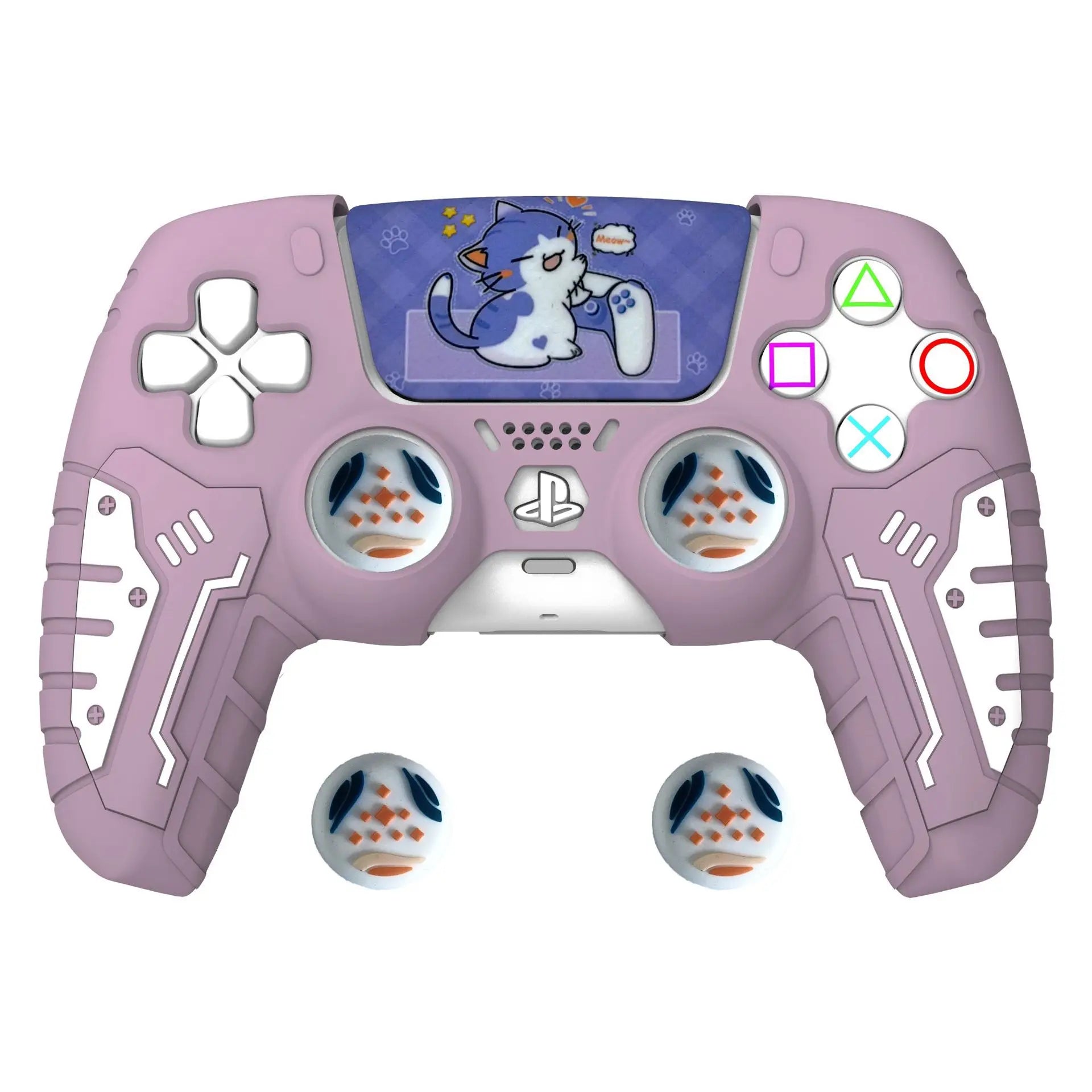 Capa de Silicone Protetora para Controle PS5 – Conforto e Segurança Total