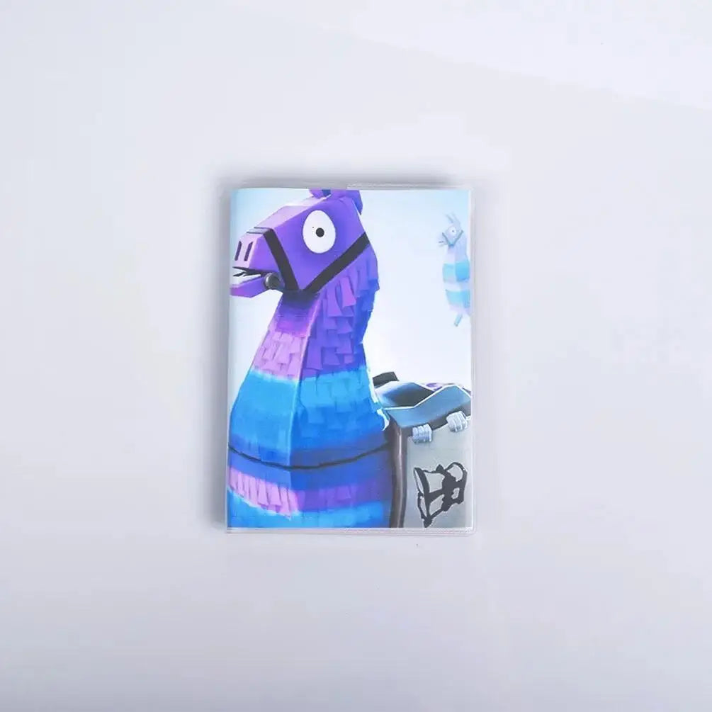 Caderno Fortnite Anime A6 | Diário Escolar PVC Impermeável | Notebook Gaming Temático | Material Escolar Gamer | Bloco Notas Estudante | Journal Criativo Cartoon | Presente Fãs Fortnite | 9x13cm Portátil