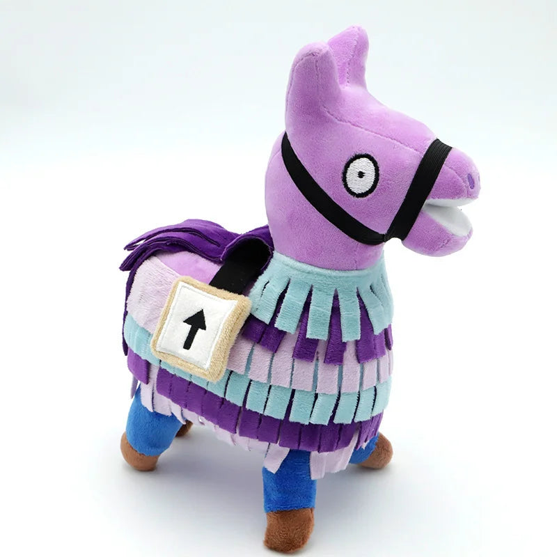 🦄Fortnite Game Stash Llama Pinata – Alpaca Arco-íris 25cm