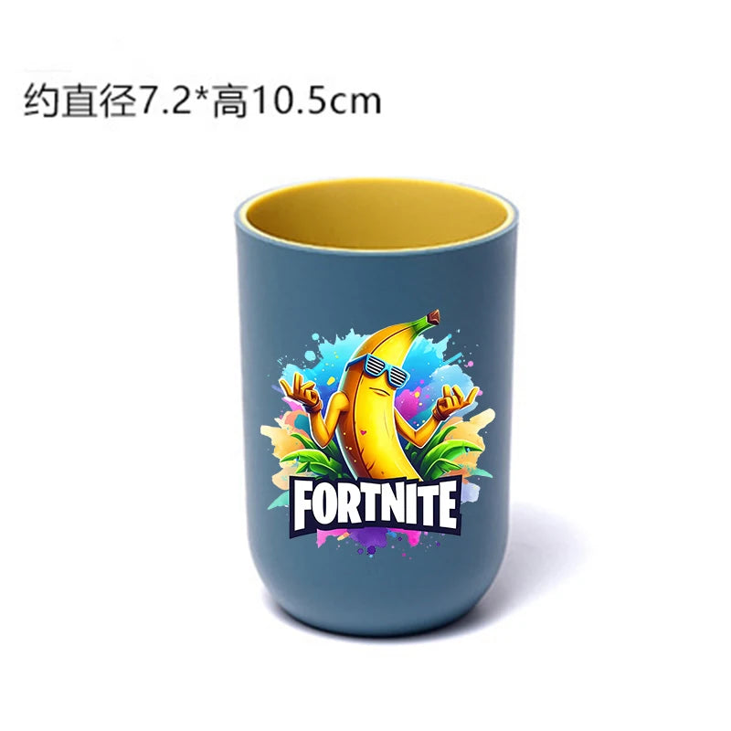 🧃 Fortnite Kids Cup – Cartoon Style Brush and Rinse Cup