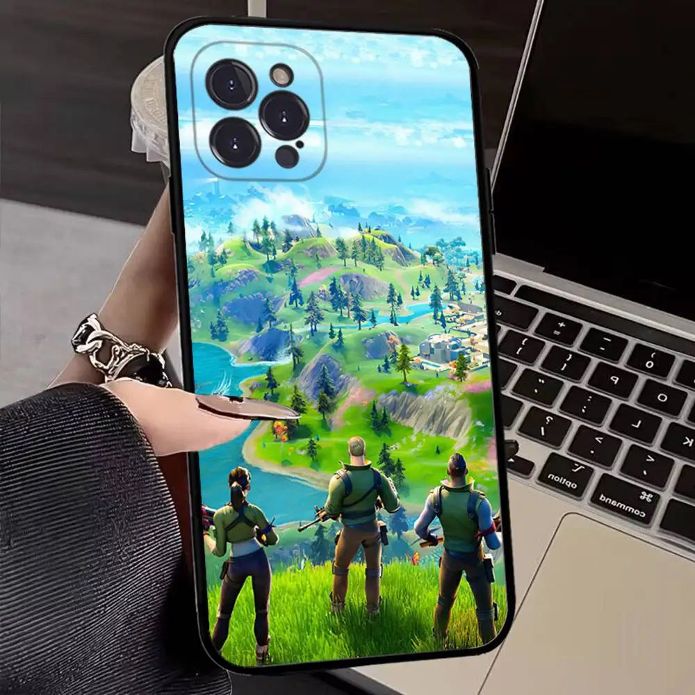 📱🎮 Capa de Silicone Fortnite para iPhone – Proteção e Estilo Gamer!