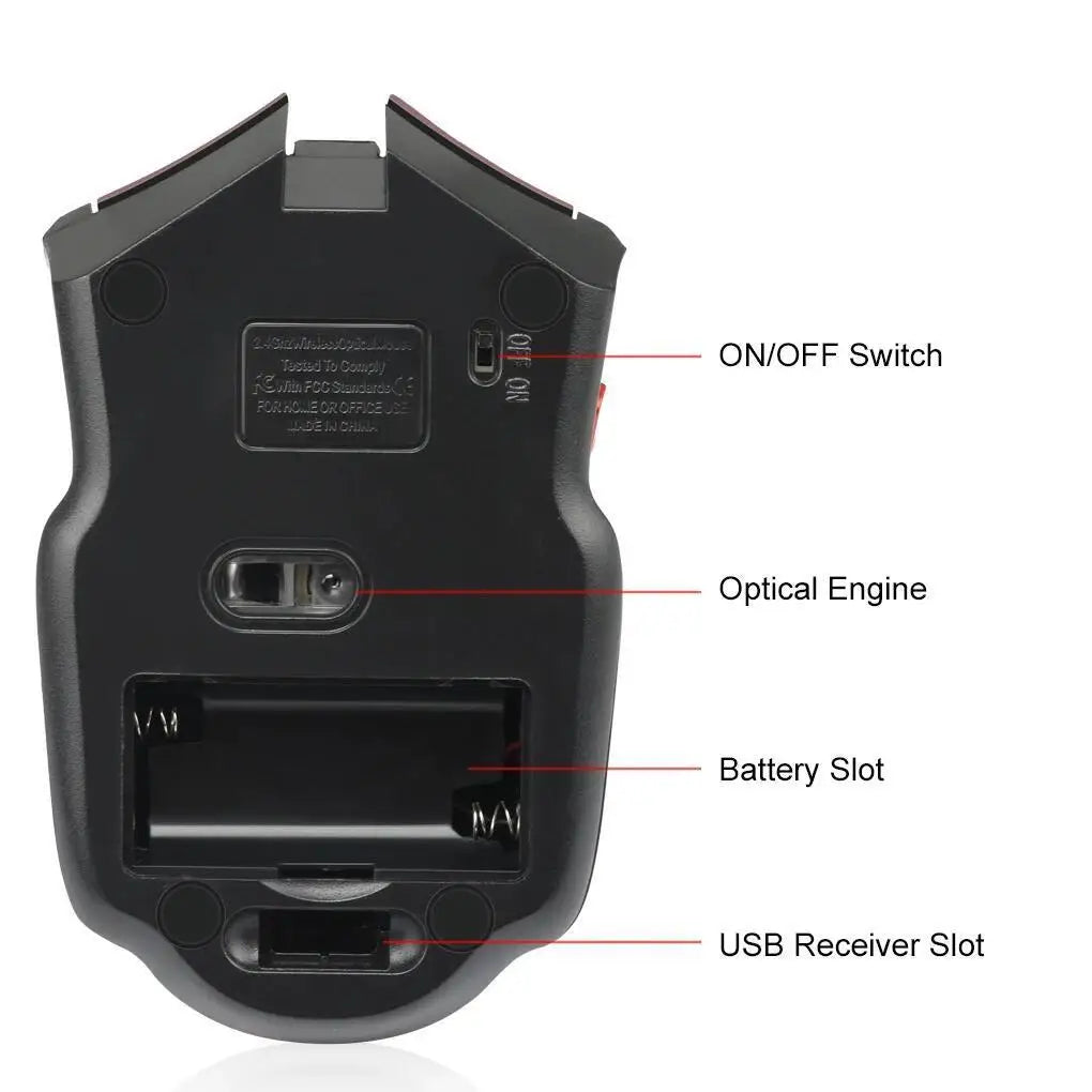 🔥 Mouse Sem Fio 2.4G – Precisão, Conforto e Estilo para o Seu Setup! 🔥