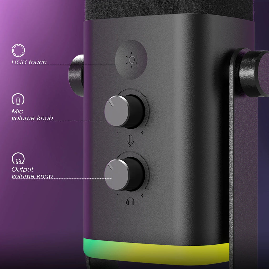 🎙️ FIFINE AM8 Dynamic Microphone – Som Profissional para Jogos, Streaming e Estúdio