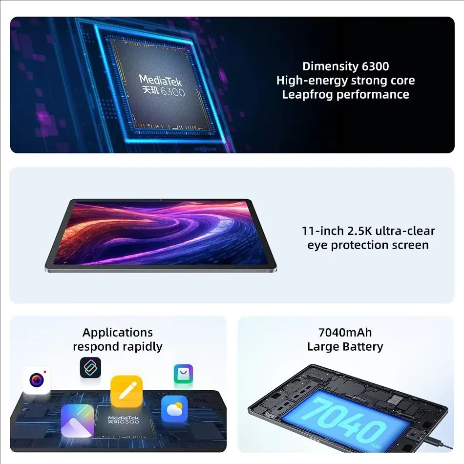Lenovo Xiaoxin Pad 2025 – Potência, Imagem 2.5K e Som Dolby Atmos