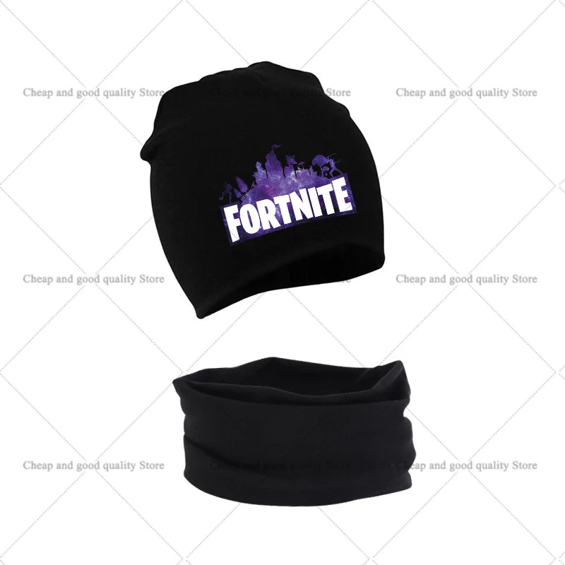 FORTNITED – Conforto e Proteção Para os Pequenos em Dias Frios Conjunto de Gorro e Cachecol em Algodão | 0 a 3 anosXmas