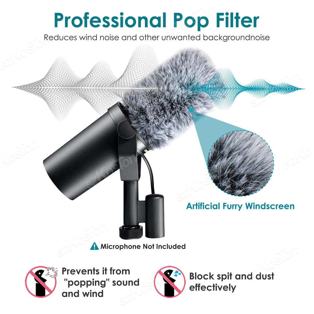 Pop Filter SZKOSTON para Shure SM7B