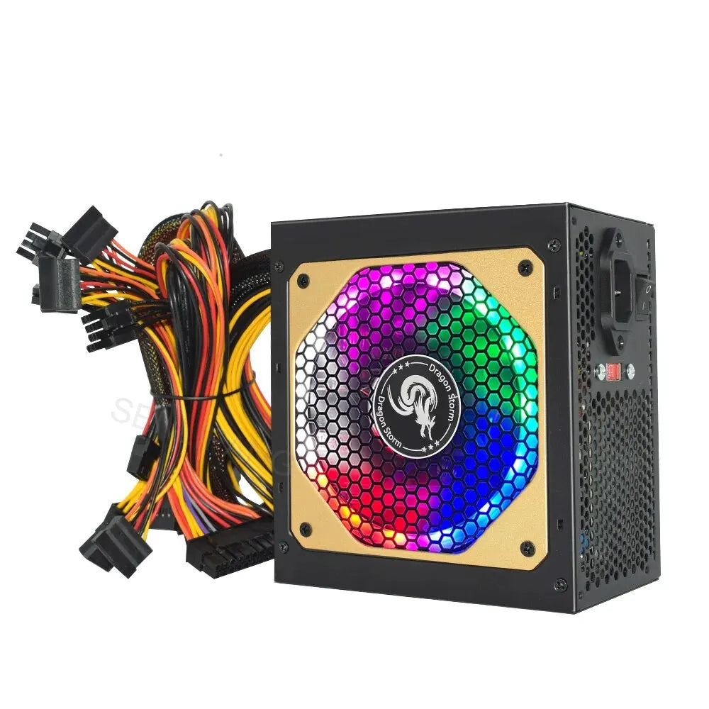Fonte ATX RGB 400W / 600W SENLIFANG ⚡🎮 | Potência, Estilo e Confiabilidade para Jogos e E-Sports