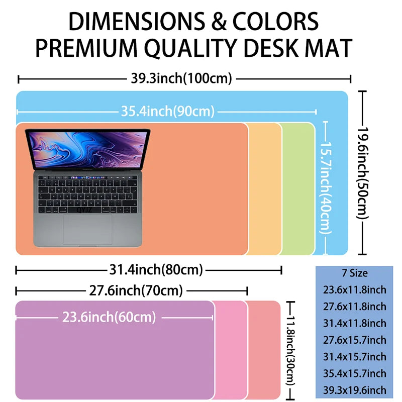 Gaming Mouse Pad Deskmat Anime P-Pokemon Gengar XXL – Tapete Gamer Grande para Mesa