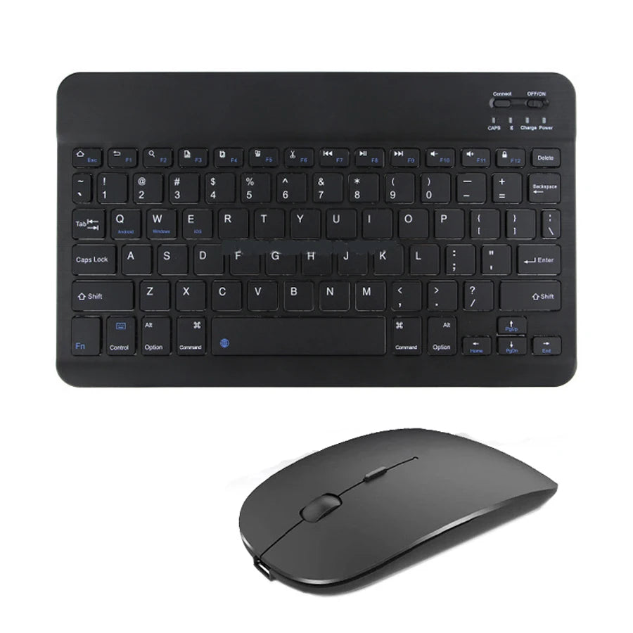 Teclado Bluetooth Sem Fio com Mouse