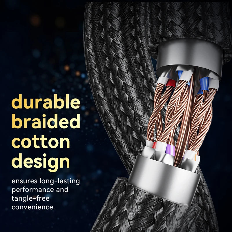 ⚡ Vention CAT8 Ethernet Cable – Velocidade Máxima e Estabilidade Profissional