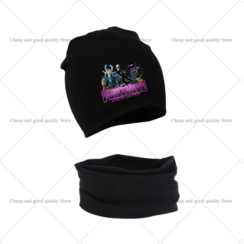 FORTNITED – Conforto e Proteção Para os Pequenos em Dias Frios Conjunto de Gorro e Cachecol em Algodão | 0 a 3 anosXmas