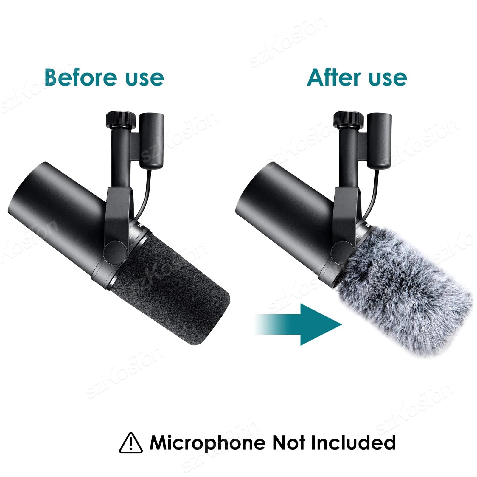 Pop Filter SZKOSTON para Shure SM7B