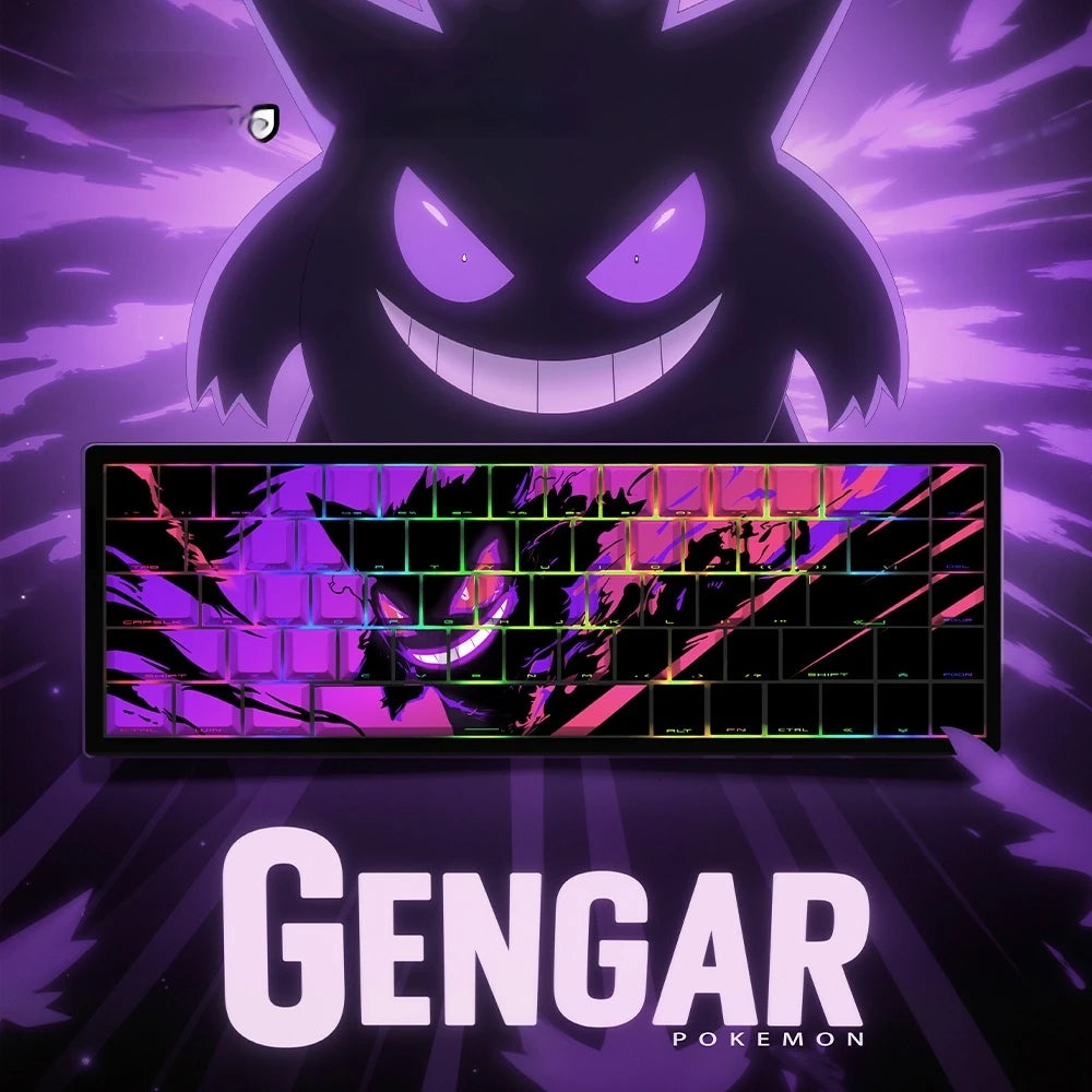 GENGAR PBT KEYCAPS — TRANSFORMA O TEU TECLADO