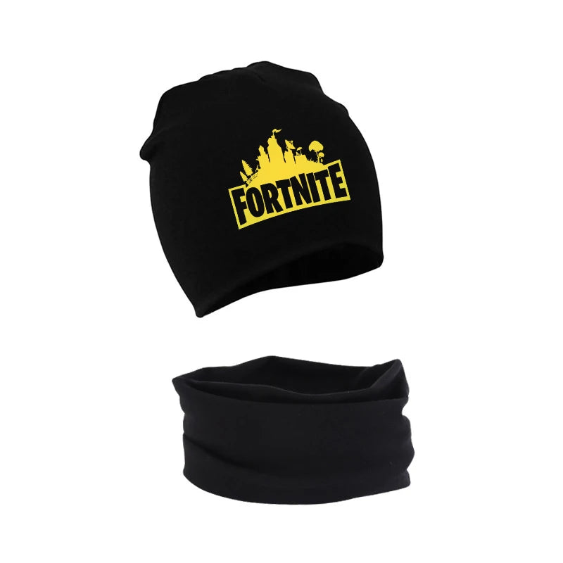 FORTNITED – Conforto e Proteção Para os Pequenos em Dias Frios Conjunto de Gorro e Cachecol em Algodão | 0 a 3 anosXmas