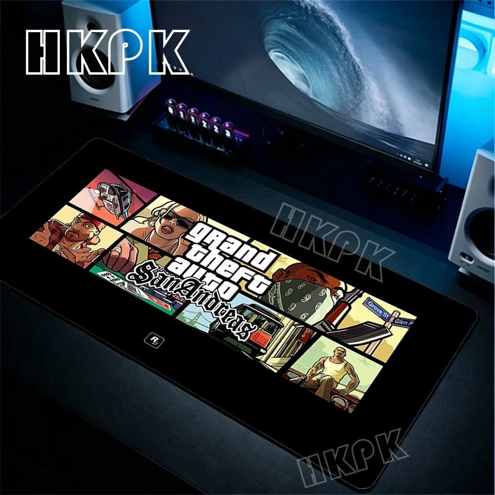 GTA V GAMING MOUSE PAD — O SETUP QUE FALTAVA!