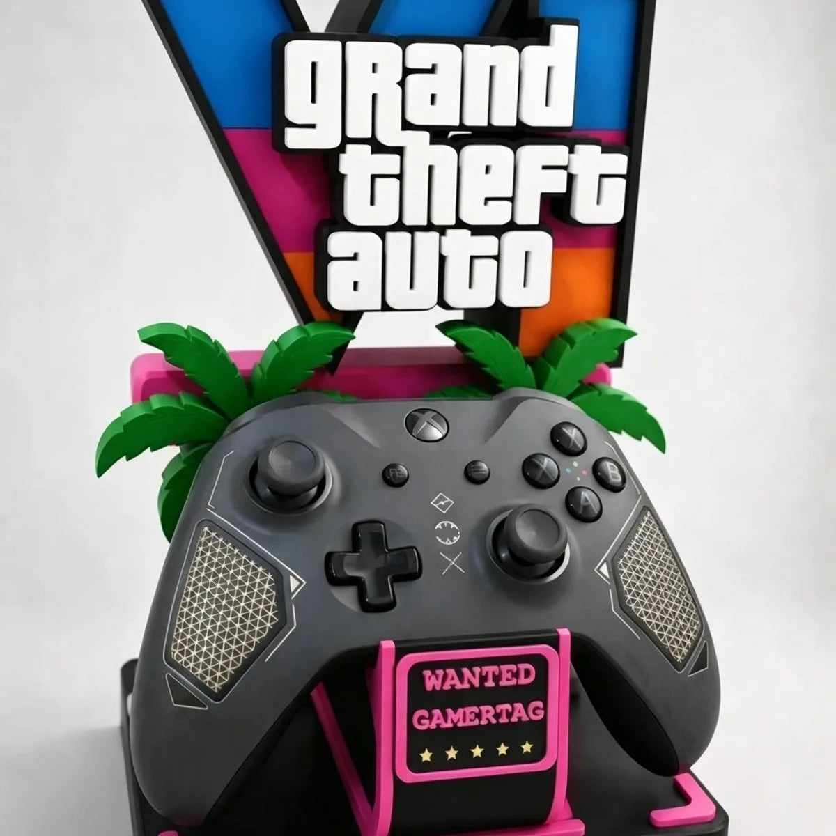 GTA 6 — SUPORTE PARA COMANDO + FIGURA DECORATIVA 🎮